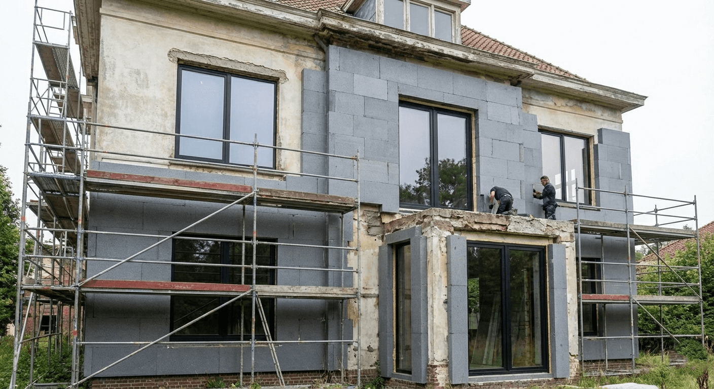 Villa renovatie en schilderwerken Lievegem - Henrik Group